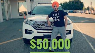 2020 FORD EXPLORER HYBRID IS A FAST $50000 FAMILY SUV | PUNJABI CAR REVIEW)