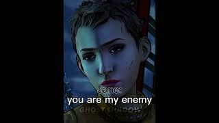 Telltale The walking dead game all season My enemy #shorts #edit