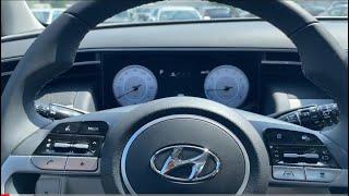 2024 Tucson SEL Conv “LANE CHANGING” Feature. How to Turn On and Off. Steering wheel moves on its on