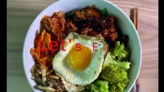 Chicken Bibimbap | Easy Bibimbap Recipe| Salad Bowl | Korean Food