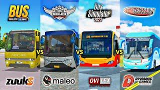 Bus Simulator Indonesia v World Bus Driving Simulator v Bus Simulator Ultimate v Bus Simulator 2023