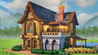 Minecraft: Medieval House Tutorial | Easy