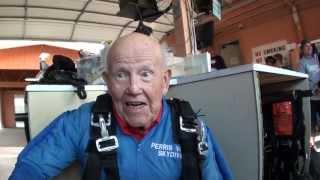 100-Year-Old Man's Pre-Skydive Interview