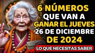 6 Números de la Suerte para CONCENTRARSE y HACERSE RICO el 26 de DICIEMBRE de 2024 Filosofía Budista