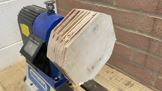 Engineered Oak Flooring into a Beautiful Bowl - Wood turning