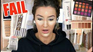 TESTING NEW MAKEUP! Full Face of First Impressions | Jazzi Filipek