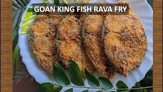 Goan King Fish Rava Fry | Goan Recipes | Jessy's Cookbook