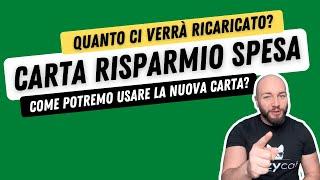  Carta Risparmio Spesa 2023  Come funziona? A chi è rivolta?