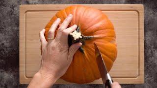 How To Cut A Pumpkin + Pumpkin Recipes