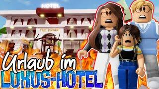 FAMILIENURLAUB ‍‍ im LUXUS-HOTEL  bis das passiert  in BROOKHAVEN  Roblox Roleplay Story