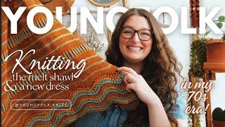 YoungFolk Knits Podcast: The DRK Melt Shawl | A Knitted Dress | Pohjola KAL