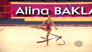 BAKLAGINA Alina (LAT) - 2019 Rhythmic Worlds, Baku (AZE) - Qualifications Ribbon