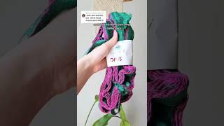 Ribbon Yarn Swatch