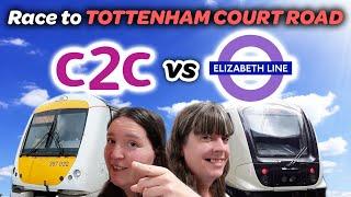 Is the Elizabeth Line quicker than a c2c to Tottenham Court Road? Ft @lornajaneadventures