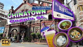 Immersing in the Flavors of Binondo Ongpin St. Chinatown  | 4K | Walk Tour | Bem and Yang Official