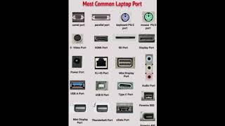 MOST COMMON LAPTOP  PORT #laptop #laptoplifestyle #laptoprepair #laptopshorts