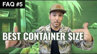 BuildASoil: FAQ #5 The best container size break down