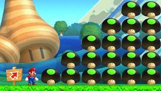 Can Mario Collect 999 Evil Giga Mushrooms in New Super Mario Bros. U?