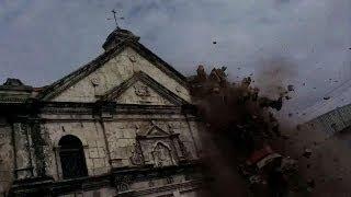 The Philippine's oldest church is badly damaged by latest quake