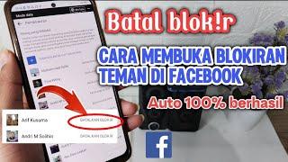 Cara Membuka Blokiran di Facebook Terbaru 2024