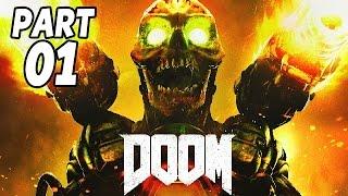 DOOM 4 Gameplay German PS4 Part 1 - Willkommen in der Hölle - Let's Play DOOM Deutsch