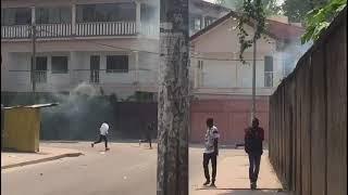 guerre les policiers contre les élèves du lycée technique 1er mai(1)