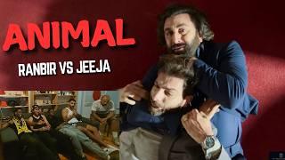 Foreigners React to Intense Ranbir K vs. Jeeja Feud | Animal Movie Drama!