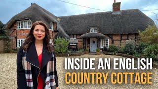 The Holiday-Inspired English Thatched Cottage for Christmas | Property Tour