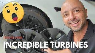 How to Install Tesla Model 3 Wheel Covers | Turbine Hubcaps from AliExpress