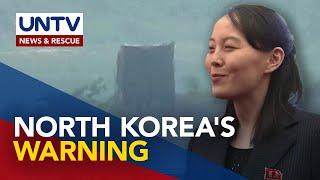 Kapatid ng North Korean leader, binalaan ang South Korea laban sa loudspeakers at leaflets nito