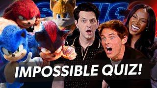 "Umm... Cyclops? " | Sonic the Hedgehog 3 Cast Take The SUPERSONIC SPEED Trivia Quiz 