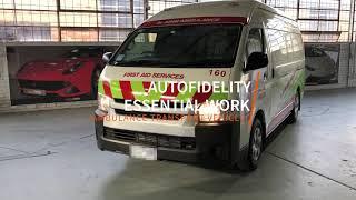 Ambulance Transport Vehicle Essential Work