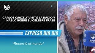 "Recorrió el mundo": Carlos Caszely visitó La Radio y habló sobre su célebre frase