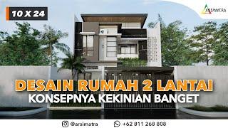 DESAIN RUMAH KEKINIAN 2 LANTAI!  BISA UNTUK INSPIRASI MEMBANGUN RUMAH IMPIAN