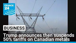 Donald Trump halts doubling tariffs after Ontario premier backs down on US electricity surcharge