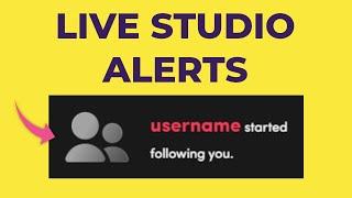 How To Add Follow, Sub and Gift Alerts To TikTok LIVE Studio