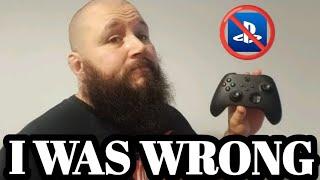 PlayStation Fanboy reacts to first time playing Xbox series X