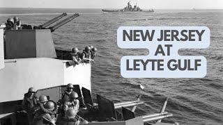 What was NEW JERSEY Doing During The Largest Naval Battle in History?