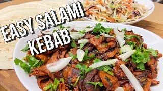 Easy salami kebab recipe by serin recipe