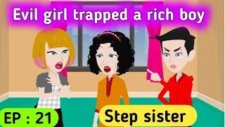 Step sister part 21 | English story | Learn English | Animated stories | Sunshine English