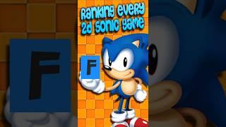 Ranking EVERY CLASSIC SONIC GAME in 30 Seconds!