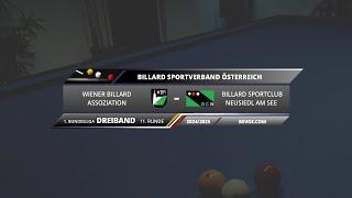 Bundesliga Dreiband 2024/25 - Wiener Billard Assoziation gg. Billard Sporclub Neusiedl - Tisch 2