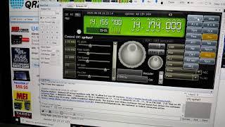 U4MIR Alexander A Volkov Russian cosmonaut QSO with SP4WRF using Remote SP