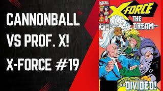 Cannonball Vs Professor X! X-Force #19, Greg Capullo & Fabian Nicieza, Marvel Comics, 1993