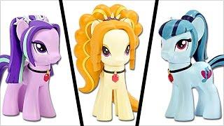 Custom THE DAZZLINGS My Little Pony EQUESTRIA GIRLS Adagio ARIA Sonata DIY | SweetTreatsPonies