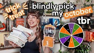 BLINDLY choosing my October tbr 🫙 prompts + number wheel | OCTOBER TBR