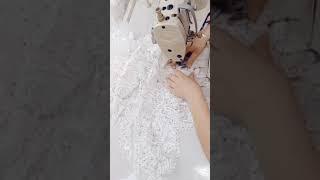 دوخت دانتل با تکنیک جدید #fashion #sewing #dress #diy #couture #handmade