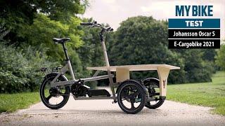 E-Cargobike Johansson Oscar S: Lastenrad-Pedelec mit Neigetechnik