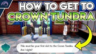 HOW TO GET TO THE CROWN TUNDRA in Pokemon Sword and Shield DLC