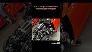 Amazing twin turbo Hemi promod built using Race Part Solutions parts